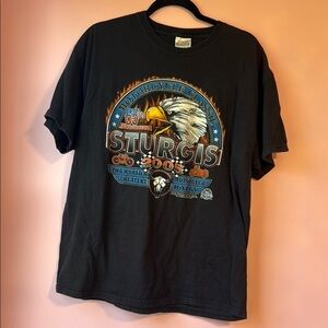Harley Davidson Sturgis t shirt mens size XL snap